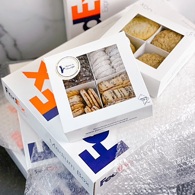Tea Cookies shipped FedEx to you